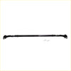 Black metal center steering link with spherical joints for 2.7l nissan d21 navara 1985-1999 shown from back side