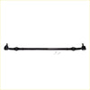 Black metal center steering link with spherical joints and two small bolts for nissan d21 navara 1985-1999