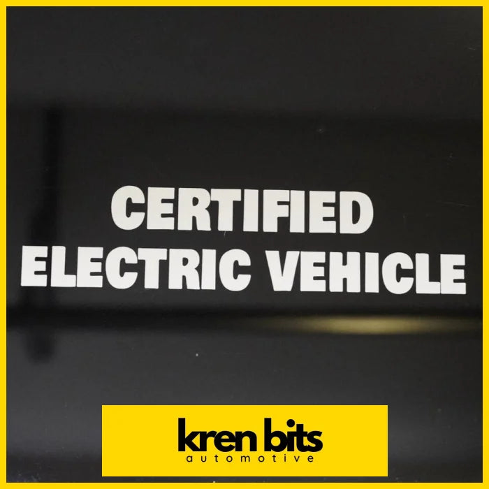 Certified Electric Vehicle Sticker