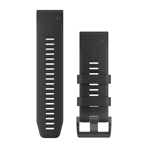 Garmin Fenix 5S+ Band Black Silicone QuickFit 26mm