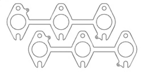 Cometic .040in MLS 3 Port Exhaust Gasket - Pair (Cummins 5.9L 24V/24VCR)