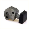 Gray metallic chain tensioner with three holes and black rubberized handle for datsun nissan bluebird 910 1979-1983