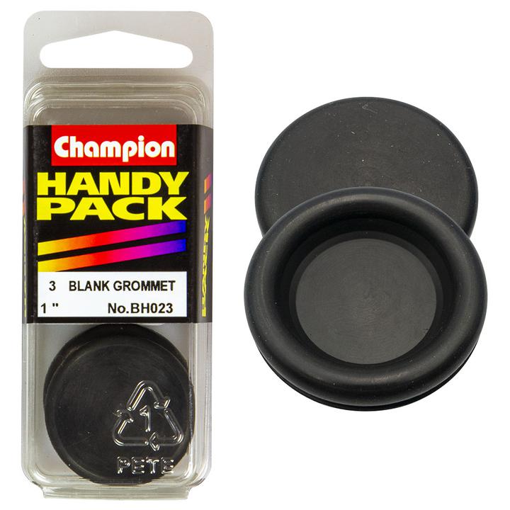 Champion Nitrile Rubber Blanking Grommet 25mm 3Pk BH023