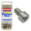 Champion Cap Screw Socket Head Stainless M5 x 10mm 10Pk