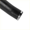 Black rubber charge air pipe inlet hose with metallic silver clamp for mitsubishi pajero iv v80 1505a361