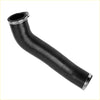 Black rubber charge air pipe inlet hose with metallic clamps for mitsubishi pajero iv v80 1505a361