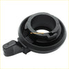 Black plastic choke lever cover for suzuki ozark 250 with textured grip handle and locking mechanism shown from back side