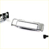 Chrome finished rectangular door handle with keyhole for mazda b series b2000 b2200 b2600 bravo 1985-1998