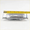 Chrome door handle for mazda bravo b2000 b2200 b2600 with chrome-finished metal drawer pull and sleek rectangular design