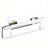 Chrome door handle for mazda bravo with sleek rectangular design chrome finish and visible internal spring mechanism