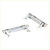 Chrome door handles x2 with spring-loaded mechanism and mounting brackets for nissan datsun 510 1300 1600 240z 260z 280z 1968-1978