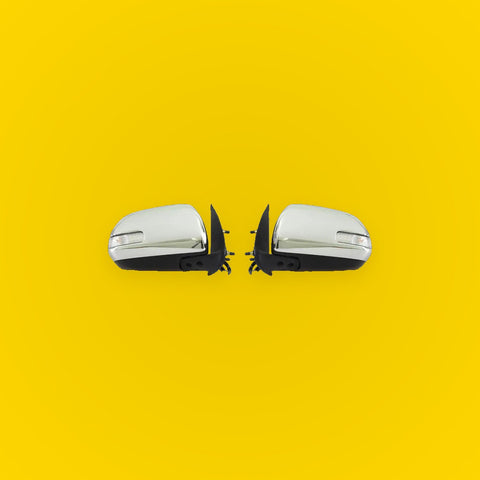Chrome Electric LED Door Wing Mirror for Toyota Hilux MK7 SR5 Hilux