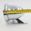 Chrome fender mirror r and l for mazda cosmo 121 ap rx 5 sport with a sleek chrome-finished vintage-style hood ornament