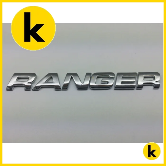 Chrome Ford Ranger Badge Kren Bits