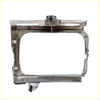 Silver metallic chrome head light door left housing frame with rectangular opening for toyota hilux 2wd 1988-1997