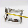 Chrome head light door left for toyota hilux 2wd 1988-1997 with chrome metal frame and precise cutouts side view