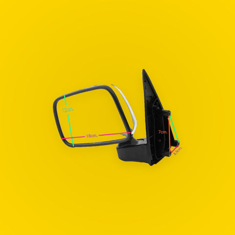 Chrome Manual Door Wing Mirrors x2 for Toyota Hilux2.5TD 1997-2005