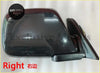 Black glossy right side chrome mirror with integrated bracket for toyota land cruiser lc80 fj80 1991-1997