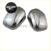 Shiny chrome side mirror covers with a sleek curved design for mitsubishi l200 triton