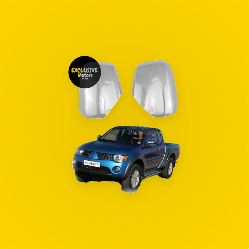 Chrome Side Mirror Covers for Mitsubishi L200 Triton