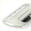 Chrome tail gate handle cover for mitsubishi l200 animal strada triton with sleek chrome finish and rounded edges