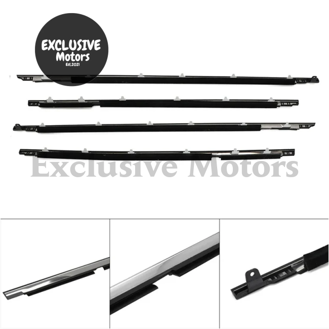 Weather Strip x 4 for Toyota Land Cruiser LC80 (1990-1998)