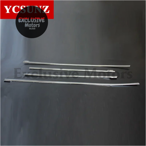 Toyota Hilux Revo Rocco 2016-2022 Chrome Window Trims