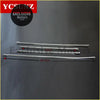 Chrome finished side mirror door trim strips 66cm and 89.5cm for toyota hilux revo rocco 2016-2022