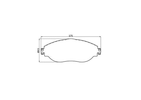 Circo M119 Race Front Brake Pad Set MB2600-M119