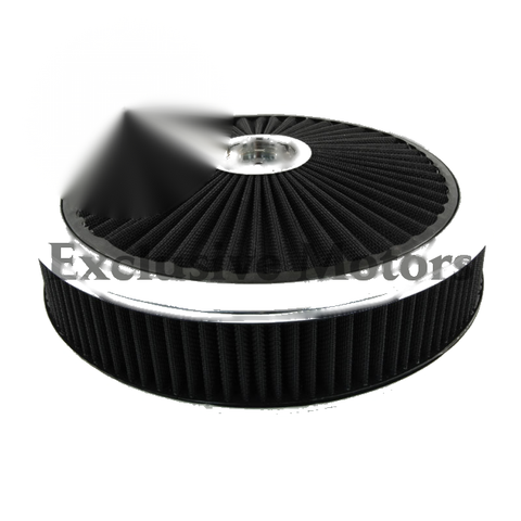 Chevrolet Camaro 14" X 3" Air Cleaner Assembly, Black Filter (1967-2023)