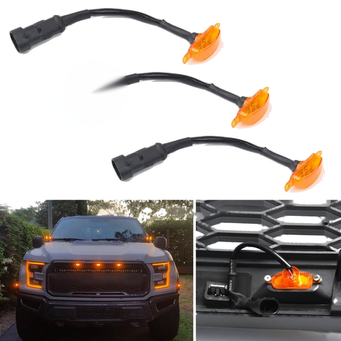 Ford F-150 Raptor Style Bumper Grille LED Light (2015-2019)