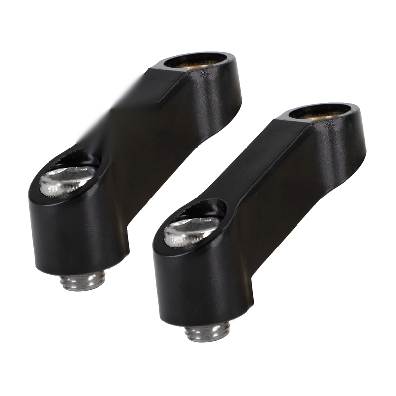 Yamaha Motorcycle Plastic Mirror Extender-Riser-Extension Black 10mm - M10