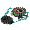 Yamaha YFM450 Grizzly 450 07-16 Fedex Express Generic Magneto Stator + Voltage Rectifier + Gasket