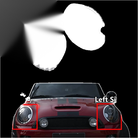 Mini R56 Cooper 2009-2013 Clear Headlight Covers