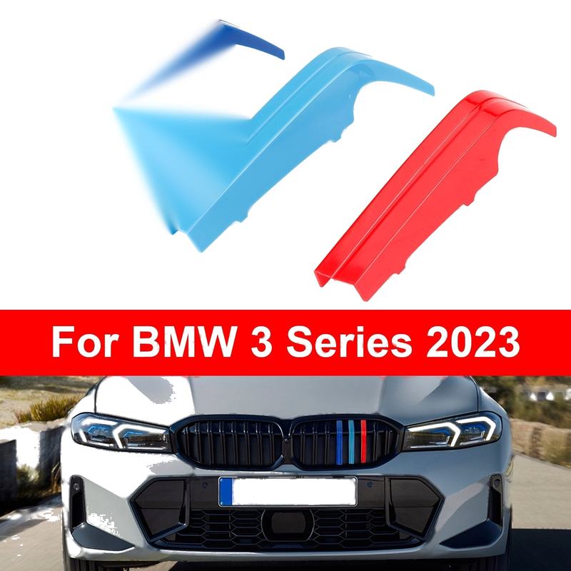 BMW 3 Series Tri-Colour Grille Strips (2019-2023)