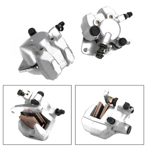 Honda TRX 250 300 400 EX Yamaha YFM 250 350 400 Generic L&R Front Brake Caliper Set