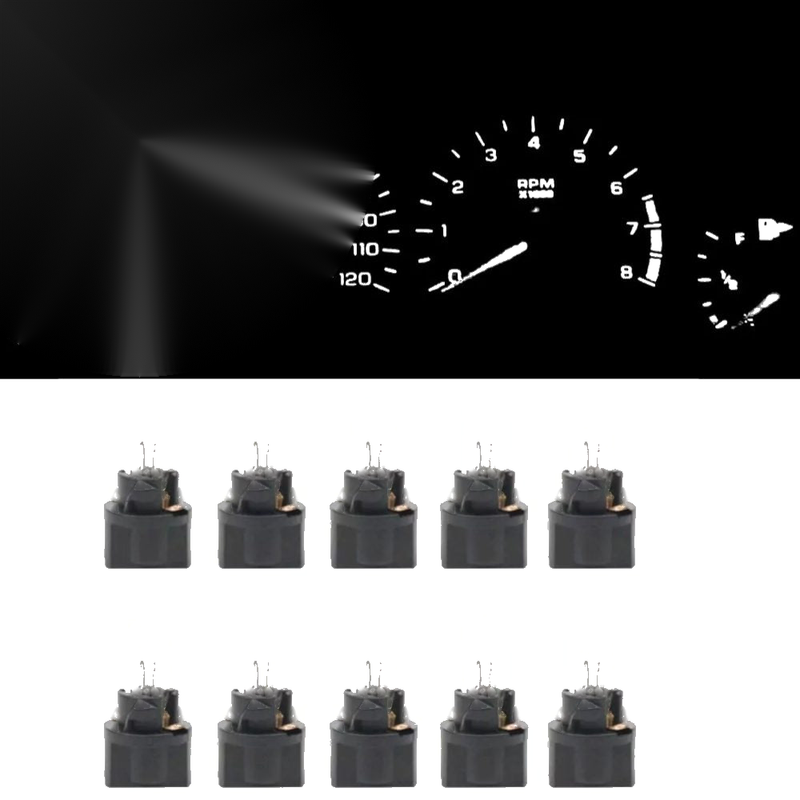 Toyota Hilux White LED Dash Cluster Light Kit (1972-1978)