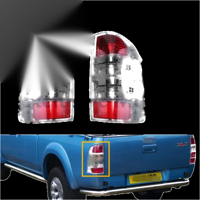 Ford Ranger Pj / Pk Tail Lights x 2 (2006-2011)