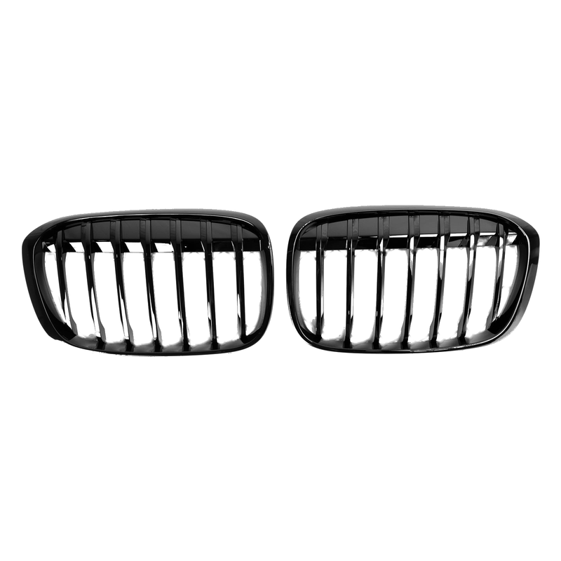 BMW X1 F48 / F49 Gloss Black Front Kidney Grille (2016-2018)