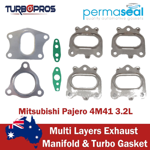 Mitsubishi Pajero 4M41 3.2L VT12 Permaseal Exhaust Manifold&Turbo Gasket