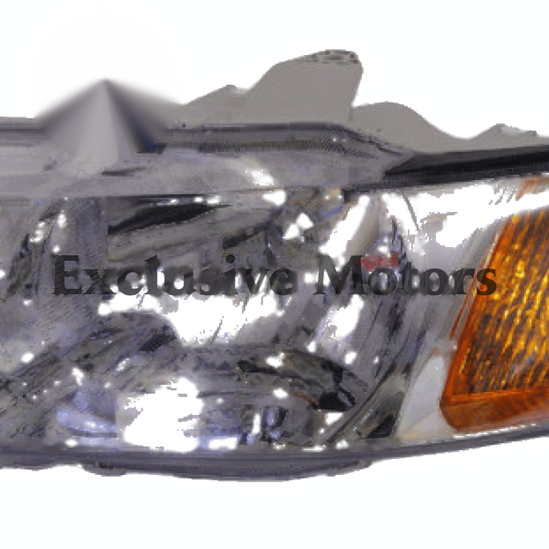 Holden VY Commodore Left-Hand Headlight Chrome Amber (2002-2004)