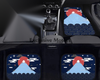 Custom Mount Fuji + Japanese Sunrise  + Waves Floor Mats