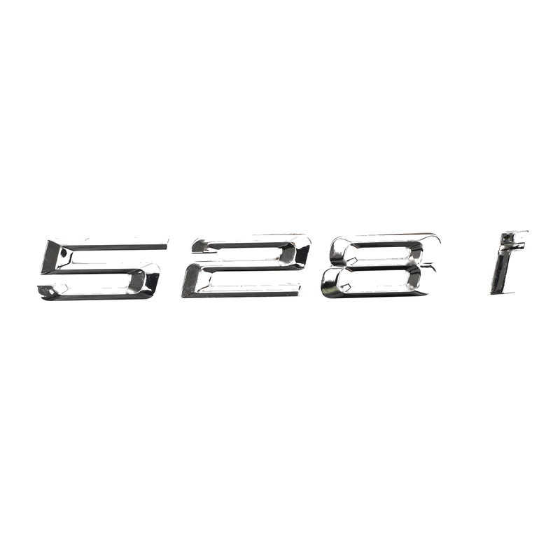 BMW 528i (2010-2016) Chrome Decal 528i Rear Trunk Emblem Badge