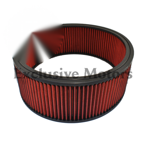 Air Cleaner 14"x5" Red Filter for