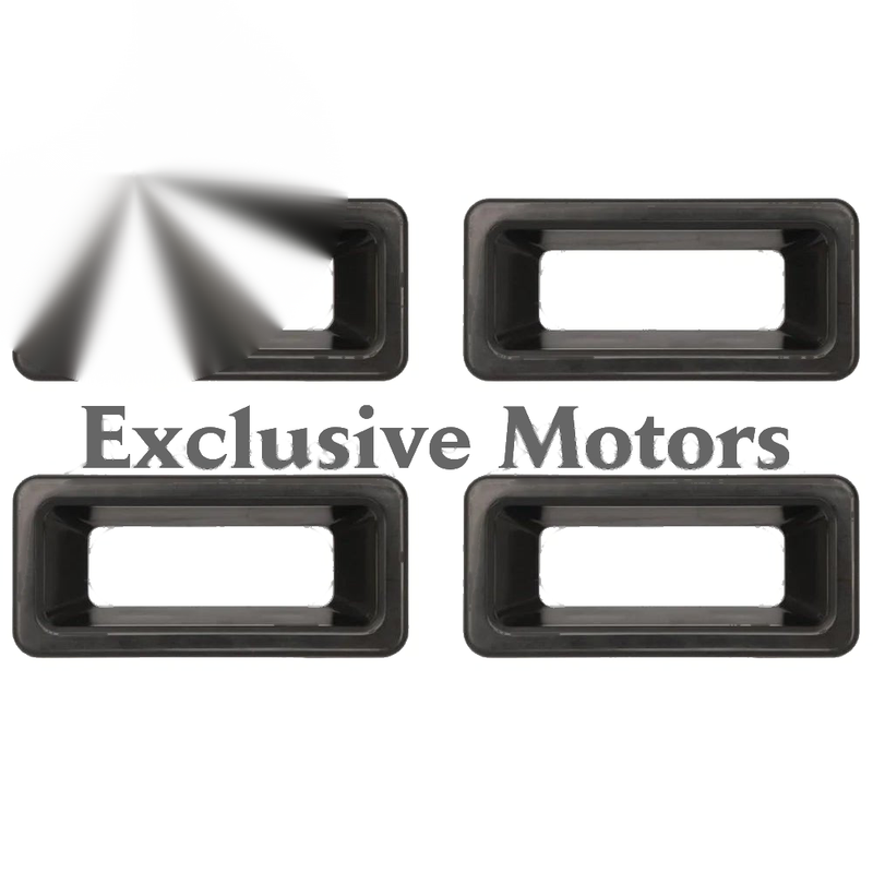 Holden Commodore VB-VL Interior Door Lock Surround Trims Black (1978-1988)