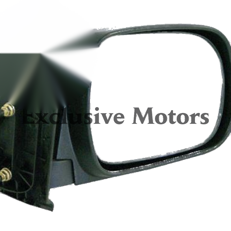 Toyota Hilux Black Right Hand Mirror Manual Adjust (2005-2015)