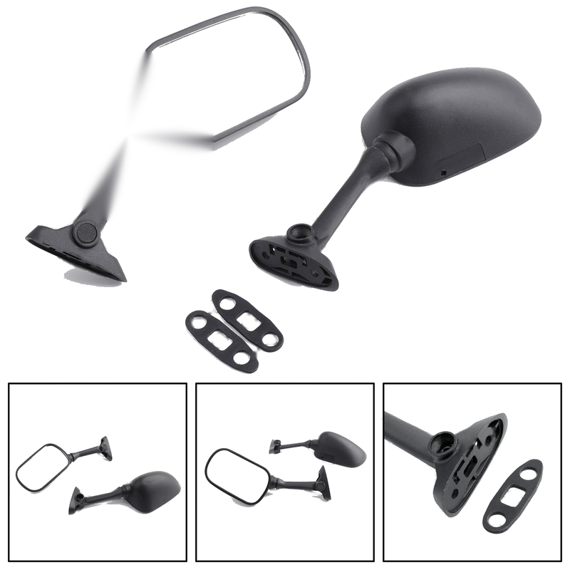 Suzuki GSXR 600 750 1000 GSXR750 GSXR1000 2001-2002 Black Generic Mirrors