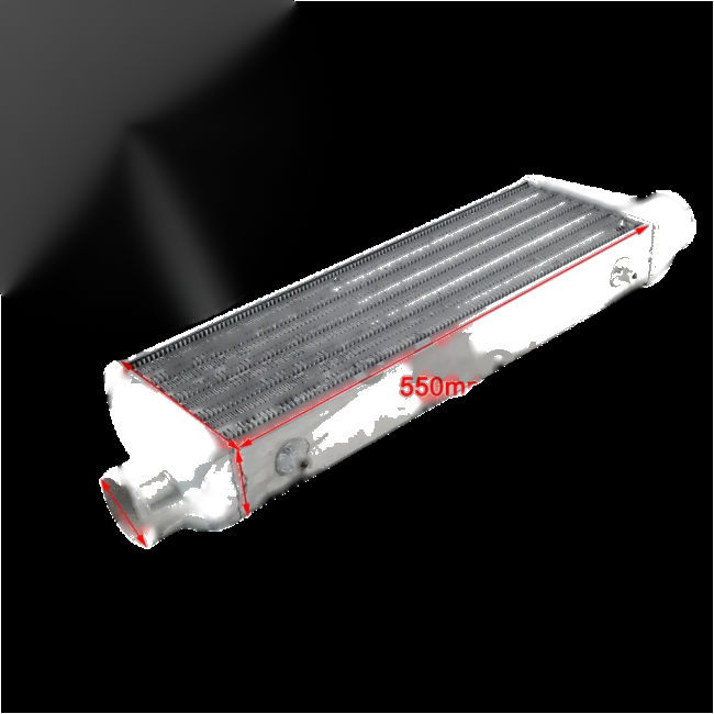 Front Mount Turbo Intercooler - 550x180x65mm, OD 63mm