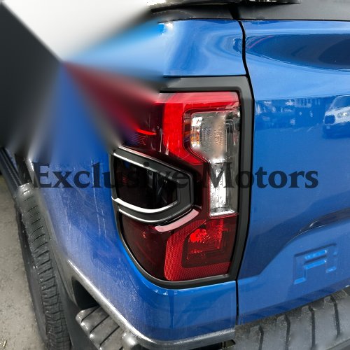 Ford Ranger PX4 Matte Black Taillight Covers (2022-2023)
