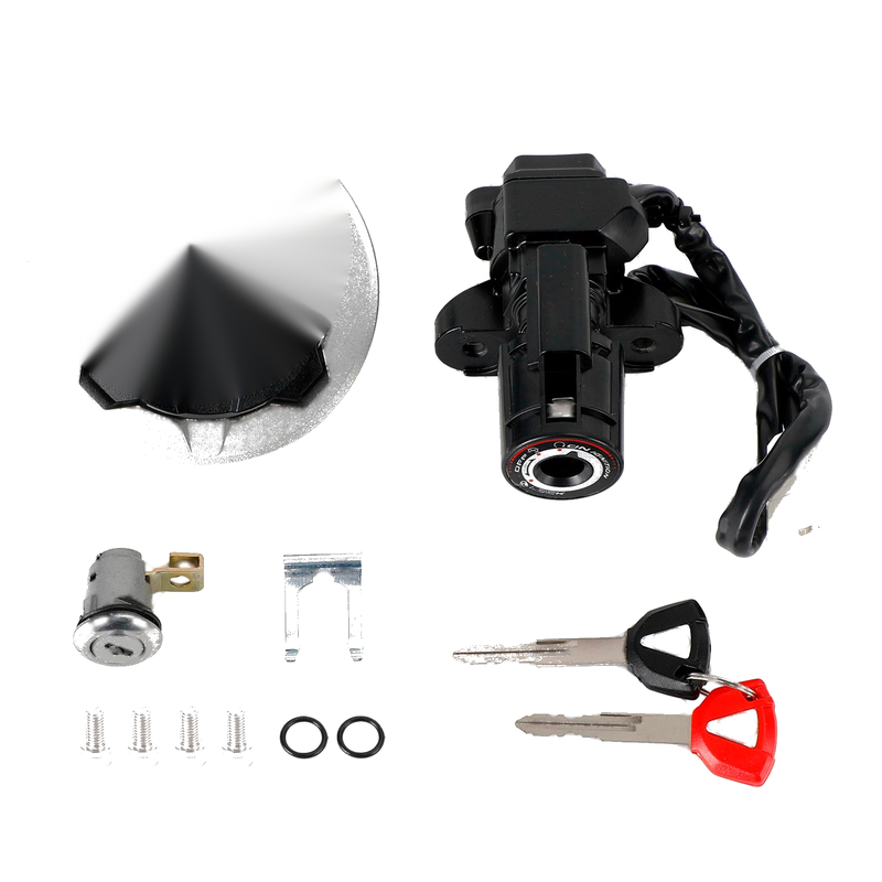 Kawasaki Ninja 400 Z400 2018-2023 Ignition Key Switch Tank Cap Seat Lock Set